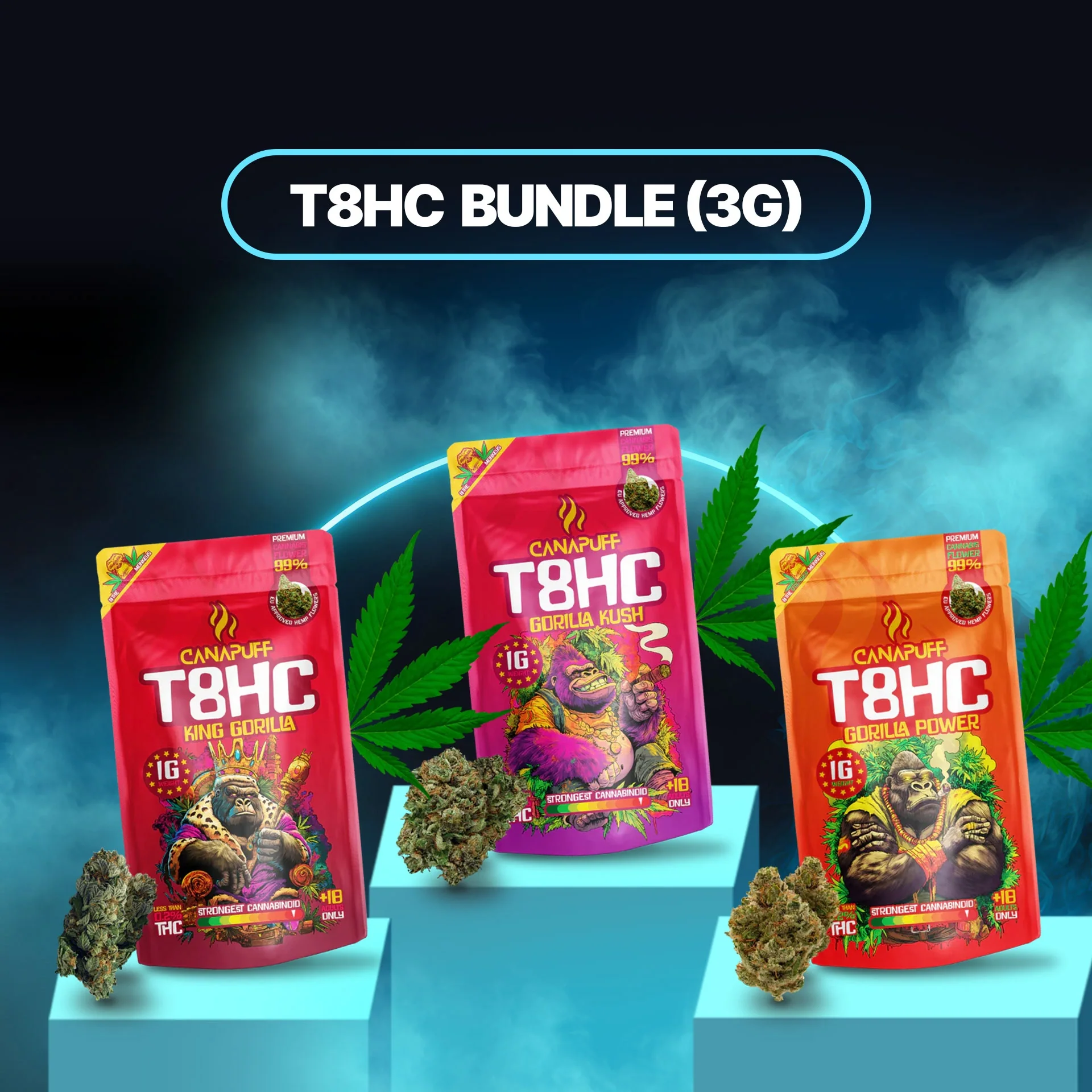 Big Puff T8HC Flowers Bundle (3x5g)