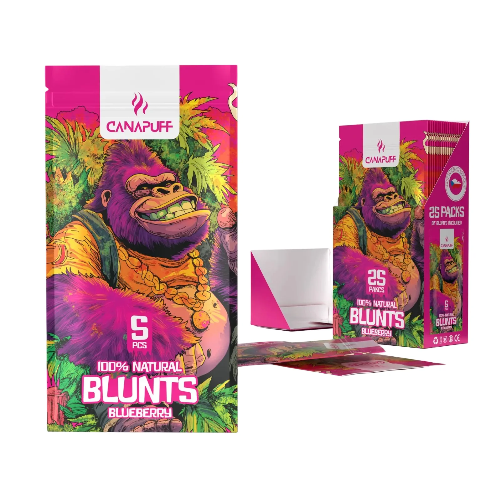 Blunt Wrap Flat Piece – Blueberry - Image 2