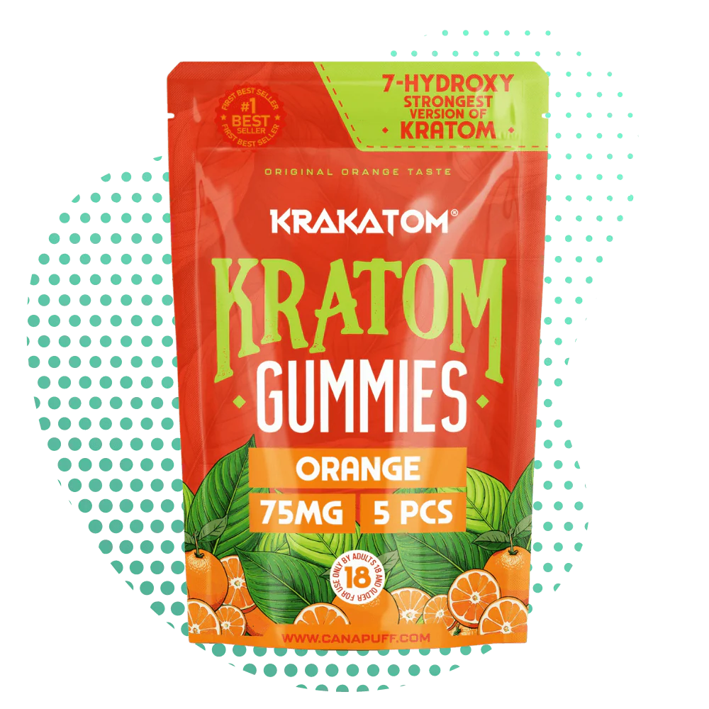 7-Hydroxy Kratom Gummies Orange