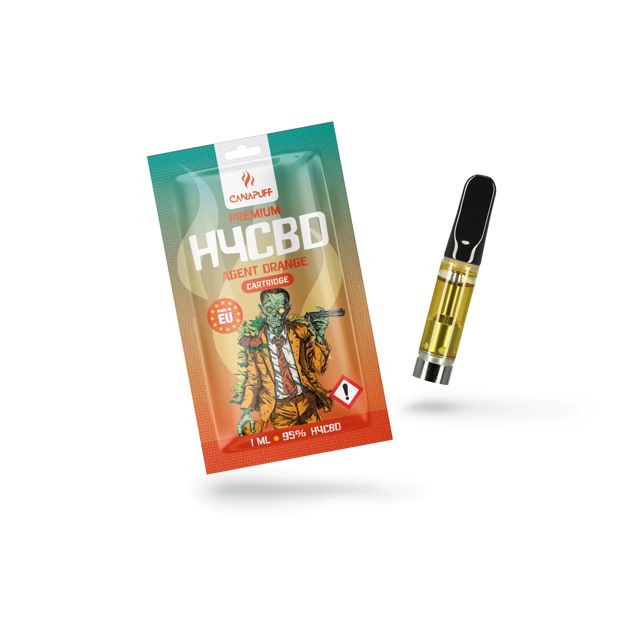 H4CBD Cartridge Agent Orange 96% - Image 2