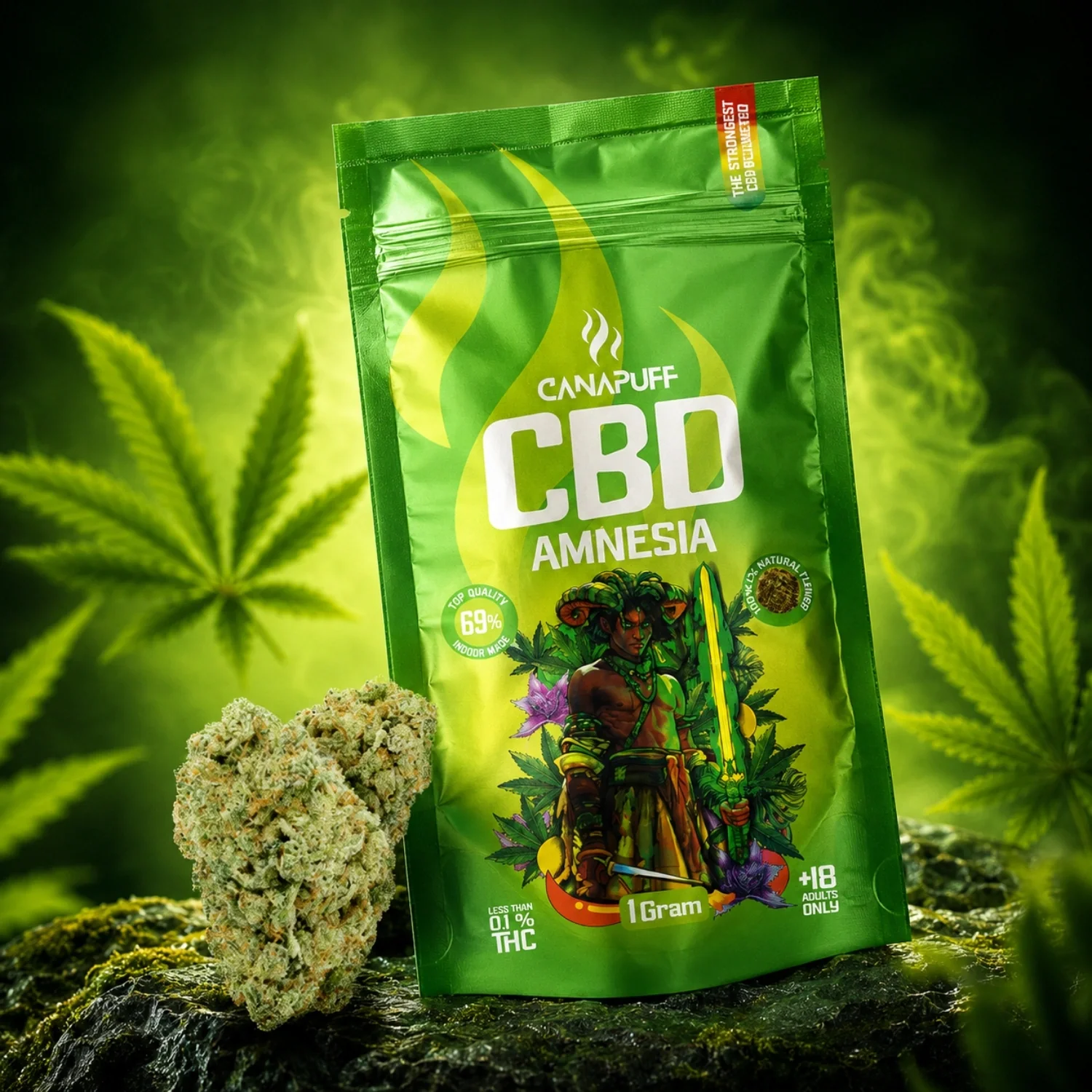 CBD Flowers Amnesia 69%
